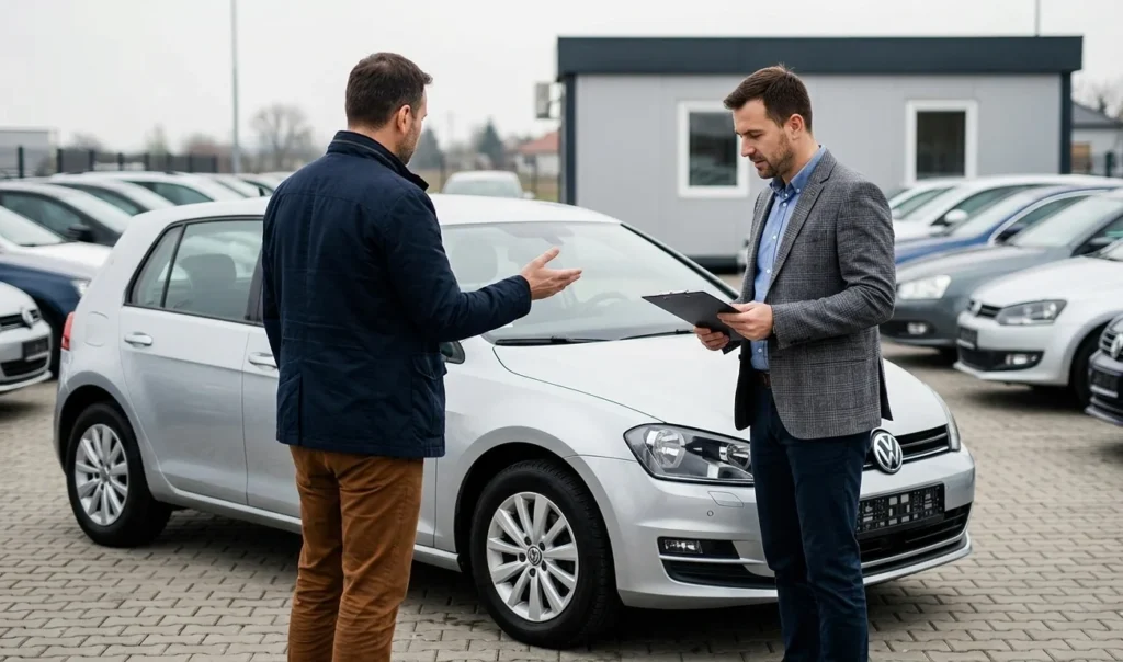 sprzedaż samochodu używanego rozmowa ze sprzedawcą
