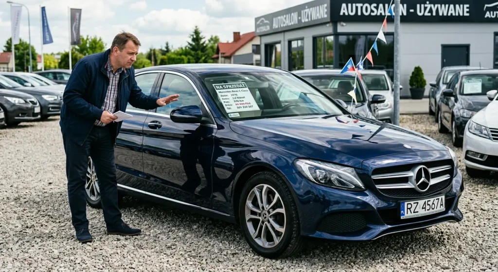 Idealnie wyglądający samochód używany na sprzedaż pułapka przy zakupie